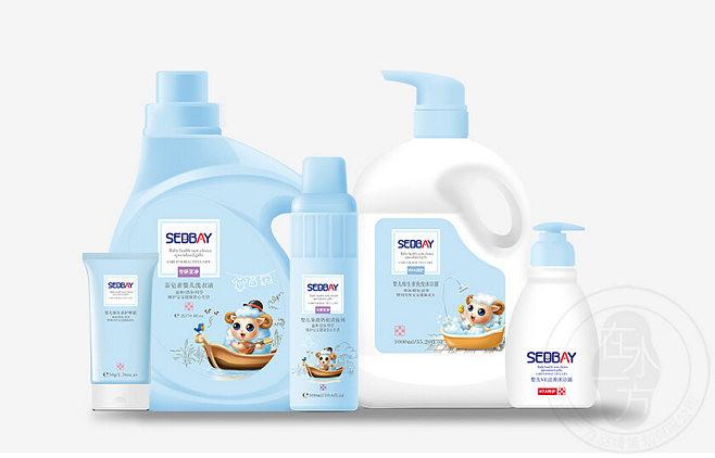 在水一方 蘊(yùn)愛兒童洗護(hù)用品的詩(shī)意包裝設(shè)計(jì)