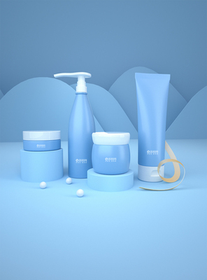 禮盒模型海報(bào)設(shè)計(jì) 洗護(hù)用品的視覺盛宴